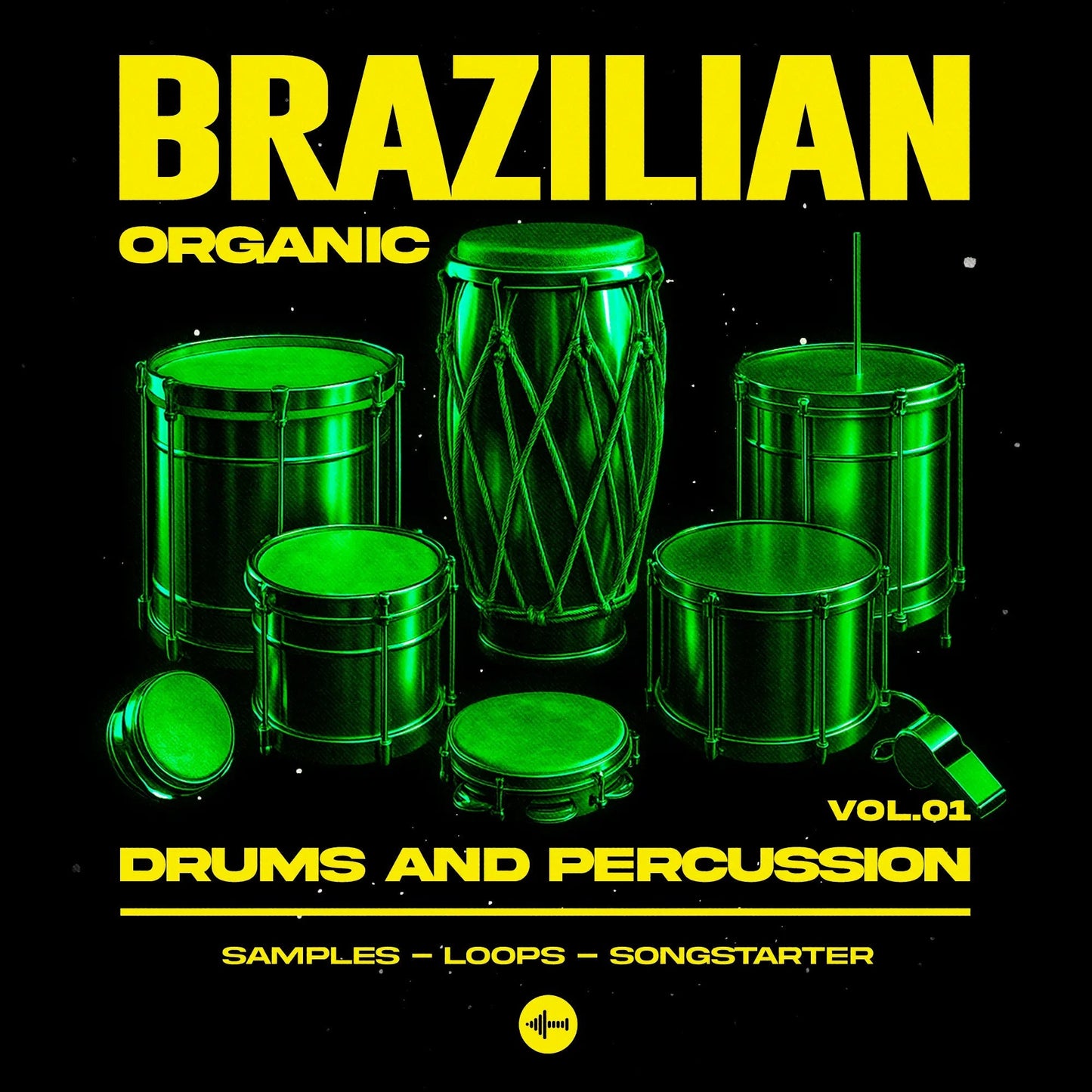 Brazilian Organic Drums & Percussion Vol.1 - Sample Pack